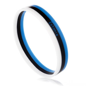 Custom Segmented Colored Silicone Wristbands | Multi-Color Silicone Bracelets