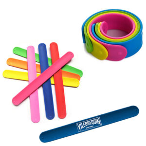 Custom Silicone Slap Bracelets | Printed Snap Wristbands | Kids & Adults