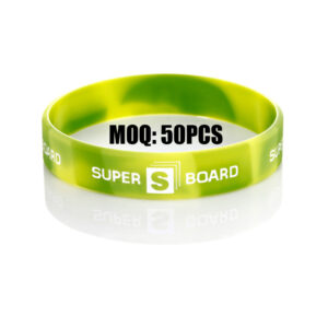 Custom Swirl Silicone Wristbands | Marble Gradient Rubber Bracelets