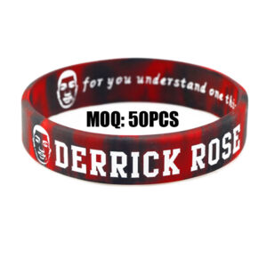 Custom Swirl Silicone Wristbands | Marble Gradient Rubber Bracelets