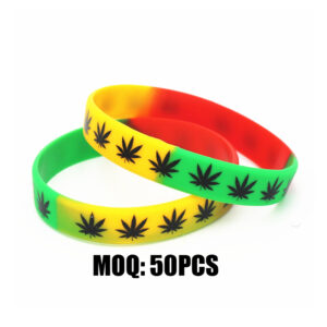 Custom Segmented Colored Silicone Wristbands | Multi-Color Silicone Bracelets